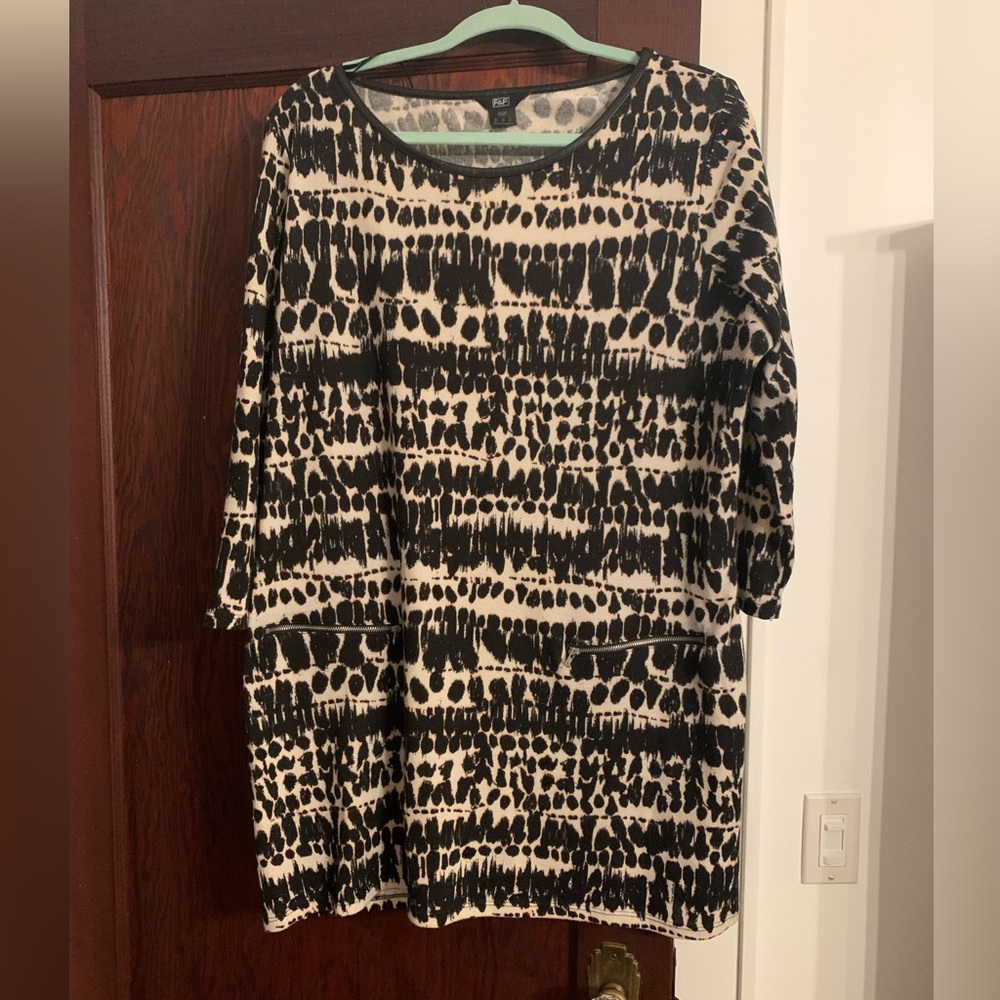 Printed Knit Sheath Dress F&F size 16